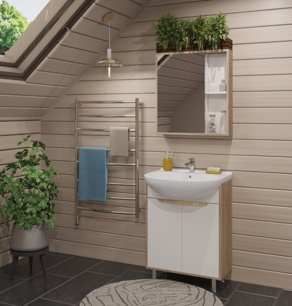 Тумба под умывальник Runo Эко 60