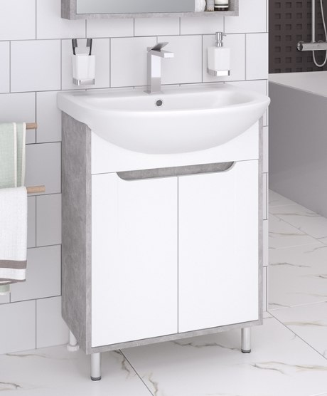 Тумба под умывальник Runo Эко 60 - фото