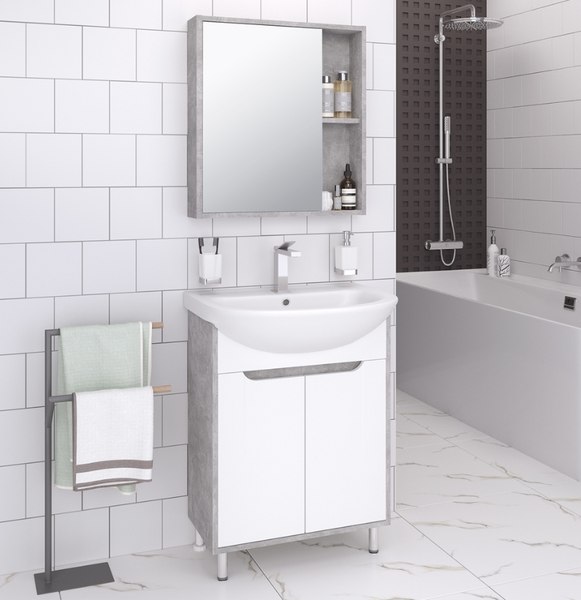 Тумба под умывальник Runo Эко 60