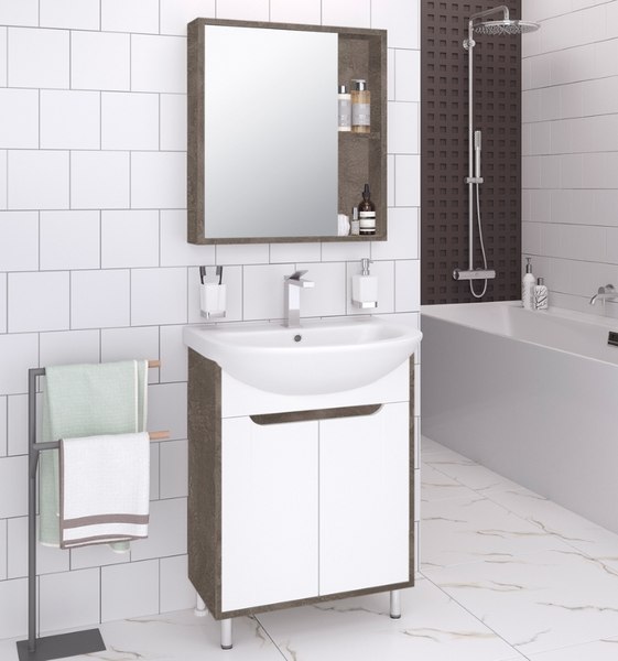 Тумба под умывальник Runo Эко 50