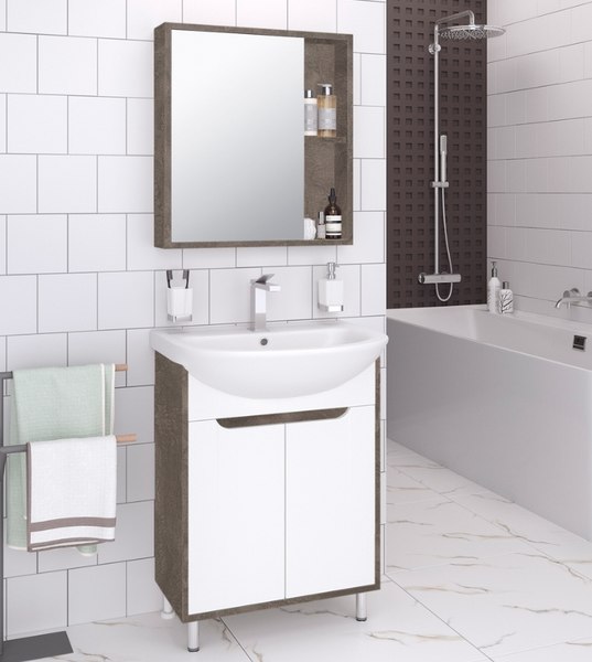 Тумба под умывальник Runo Эко 60