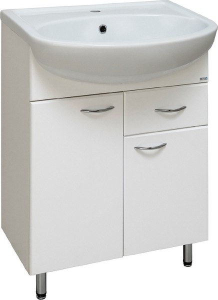 Тумба под умывальник Runo Уют 60 с ящиком - фото