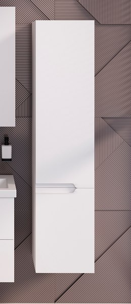 Шкаф-пенал для ванной Runo Стокгольм 35 правый - фото