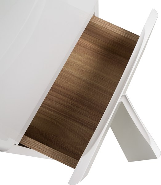 Шкаф-пенал для ванной Runo Афина 35 правый