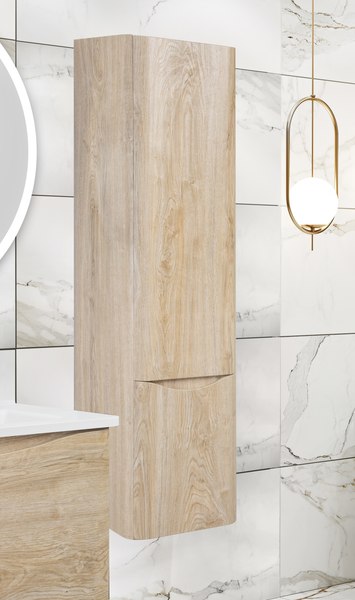 Шкаф-полупенал для ванной Runo Тоскана - фото