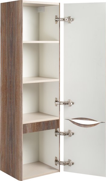 Шкаф-полупенал для ванной Runo Тоскана