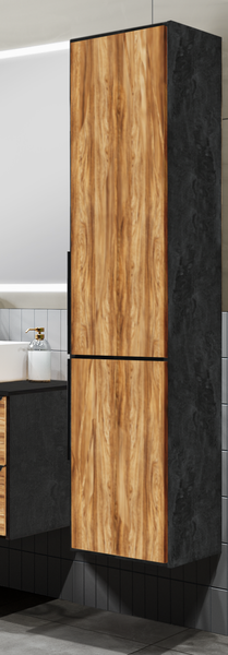 Шкаф-пенал для ванной Runo Мальта 35 правый - фото