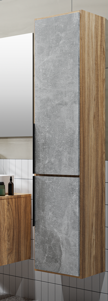 Шкаф-пенал для ванной Runo Мальта 35 правый - фото