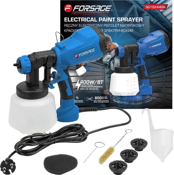 Краскопульт электрический Forsage F-SG100-640H - фото