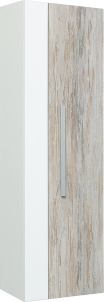 Шкаф-полупенал для ванной Runo Вудлайн 35 (подвесной)