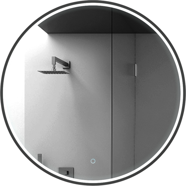 Зеркало Алмаз-Люкс Sydney Blaсk 80s-1 - фото