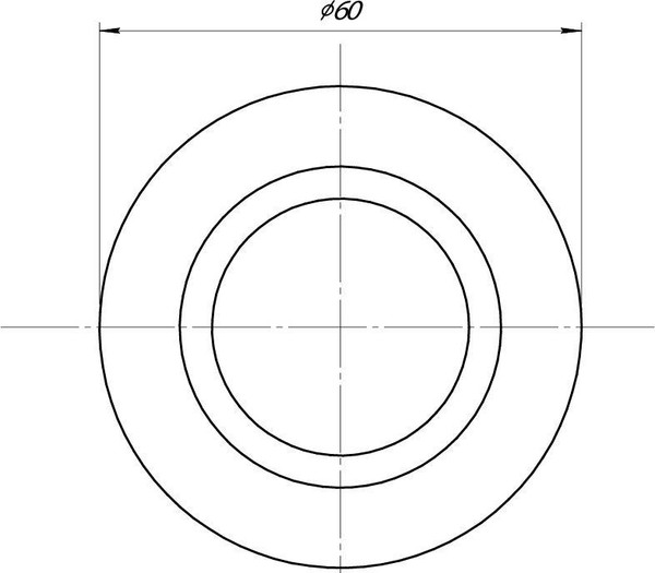 Манжета переходная для внутренней канализации Aquant D32х50 / M3250-145-MR