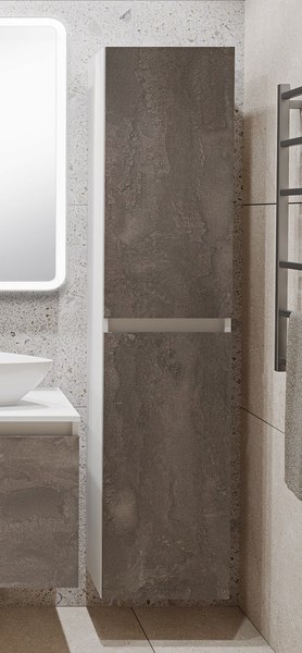 Шкаф-пенал для ванной Runo Бари - фото