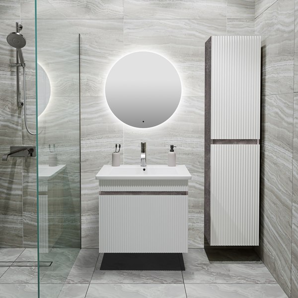 Шкаф-пенал для ванной Runo Модена