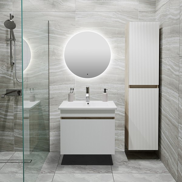 Шкаф-пенал для ванной Runo Модена