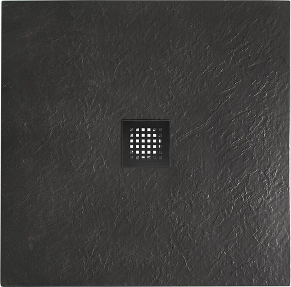 Душевой поддон BelBagno TRAY-MR-UNO-A-90-35-NERO-NO - фото