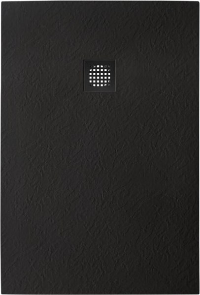 Душевой поддон BelBagno TRAY-MR-UNO-AH-120/80-35-NERO-NO - фото