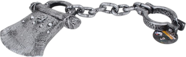 Топор игрушечный Huada Воин. Топор на цепи / 1694152-JM5624B - фото