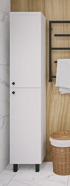 Шкаф-пенал для ванной Runo Римини правый - фото