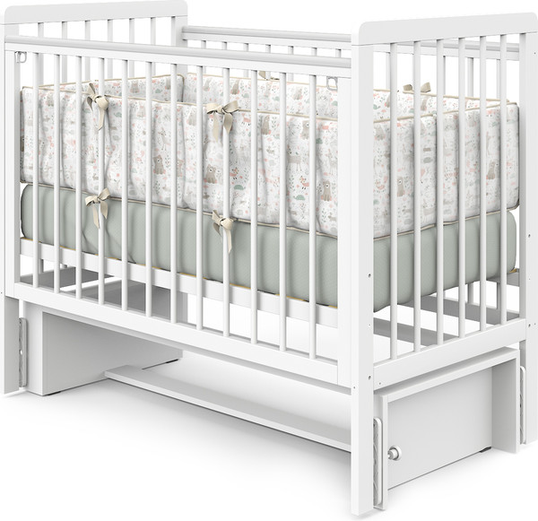 Детская кроватка Атон Baby Master Ariel 03 маятник ЛДСП - фото