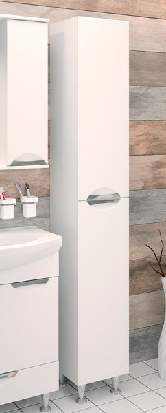 Шкаф-пенал для ванной Runo Барселона 30 - фото