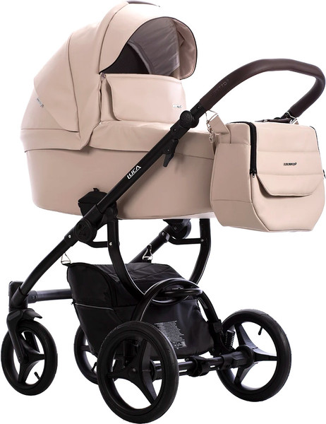 Детская универсальная коляска Bebetto Luca Pro черная рама 2 в 1 - фото