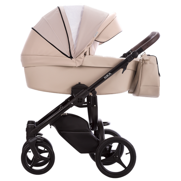 Детская универсальная коляска Bebetto Luca Pro черная рама 2 в 1