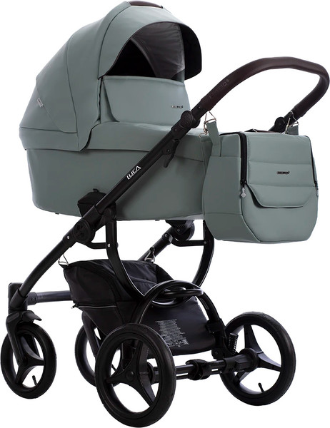 Детская универсальная коляска Bebetto Luca Pro черная рама 2 в 1 - фото