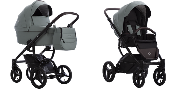 Детская универсальная коляска Bebetto Luca Pro черная рама 2 в 1