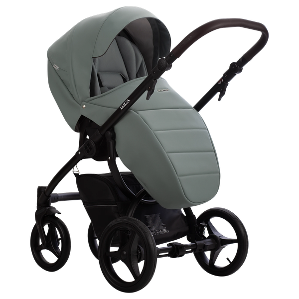 Детская универсальная коляска Bebetto Luca Pro черная рама 2 в 1