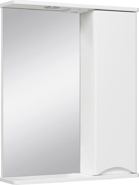 Шкаф с зеркалом для ванной Runo Афина 60