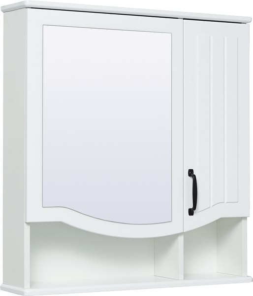 Шкаф с зеркалом для ванной Runo Марсель 65 правый