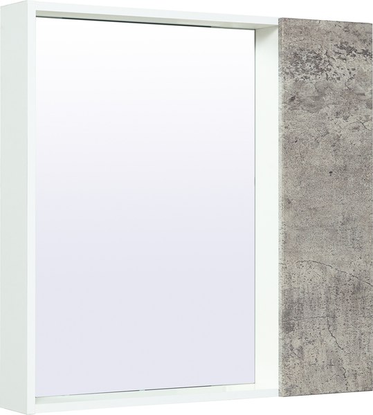 Шкаф с зеркалом для ванной Runo Манхэттен 75