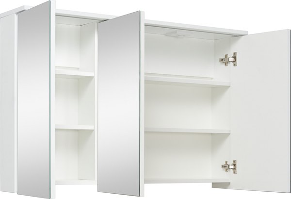 Шкаф с зеркалом для ванной Runo Лира 105