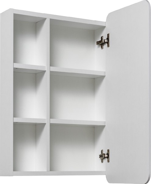 Шкаф с зеркалом для ванной Runo Капри 55