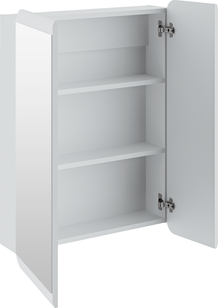 Шкаф с зеркалом для ванной Runo Эрика 60