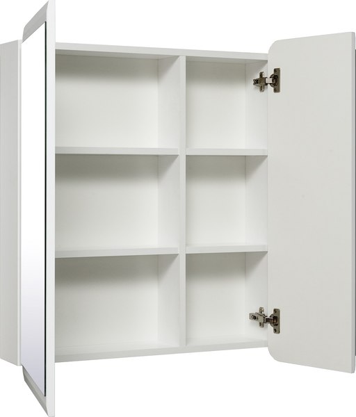 Шкаф с зеркалом для ванной Runo Эрика 70