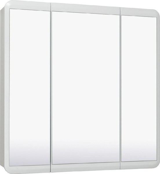 Шкаф с зеркалом для ванной Runo Эрика 80