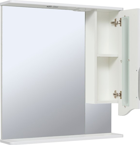 Шкаф с зеркалом для ванной Runo Толедо 75 правый