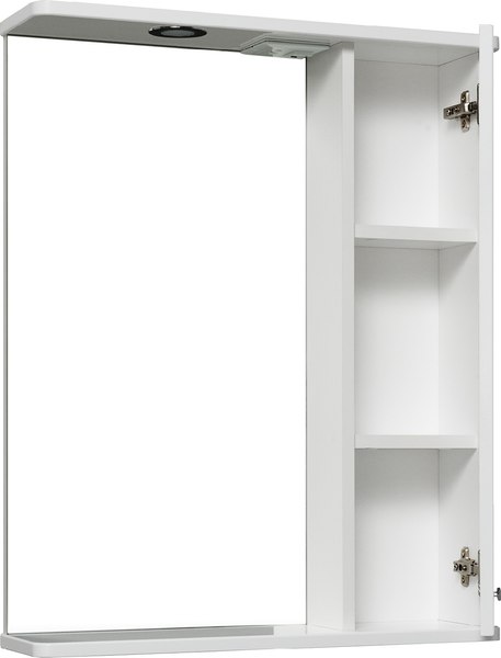 Шкаф с зеркалом для ванной Runo Авила 60 правый