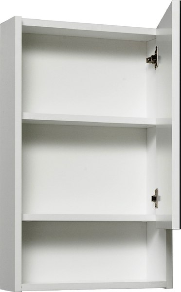 Шкаф с зеркалом для ванной Runo Микра 40