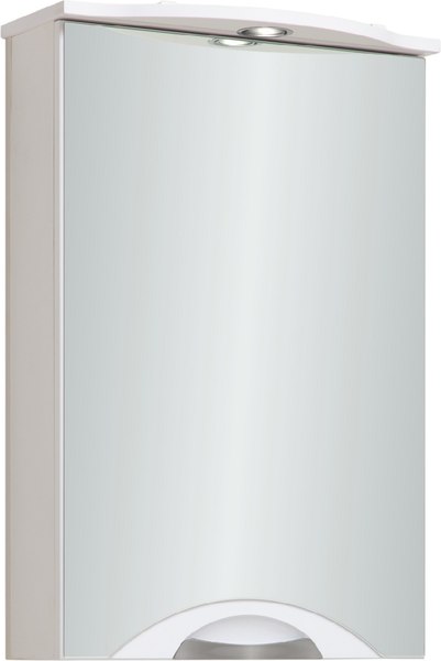 Шкаф с зеркалом для ванной Runo Ибица 50 правый