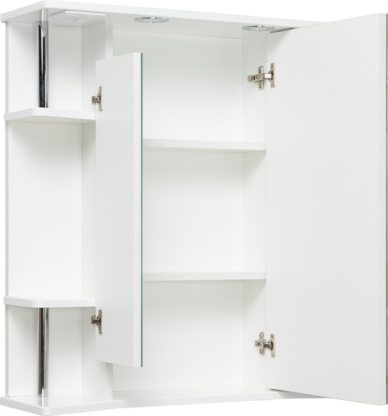 Шкаф с зеркалом для ванной Runo Валенсия 75