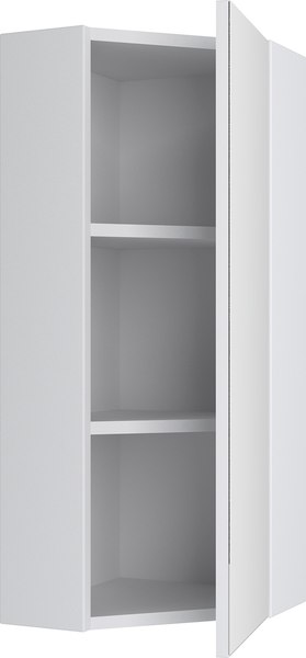 Шкаф с зеркалом для ванной Runo Кредо 30