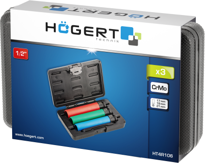 Набор головок слесарных Hoegert HT4R106
