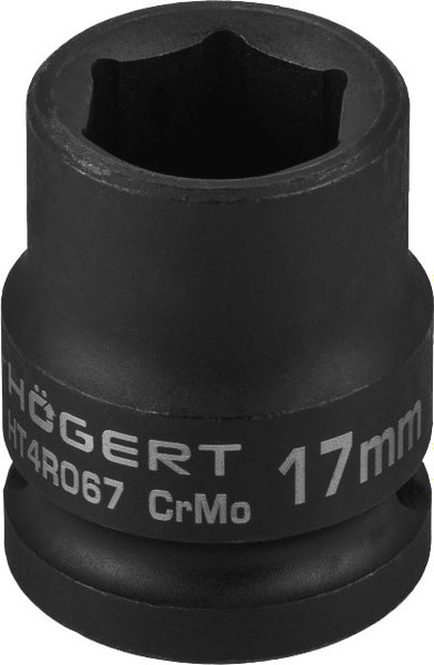 Головка слесарная Hoegert 17мм DIN 3121 CrMo / HT4R067 - фото