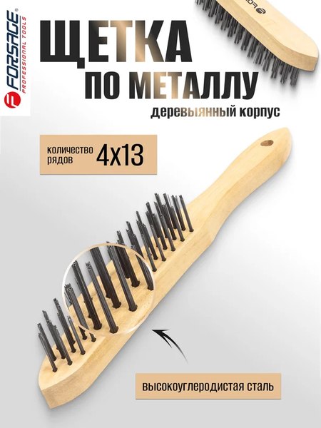 Щетка слесарная Forsage 17 406 / F-340116217