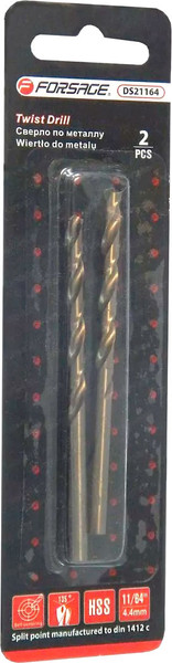 Набор сверл Forsage 5.2мм HSS+Co / F-DS21364 - фото
