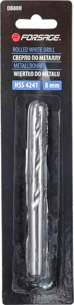 Сверло Forsage 8мм HSS+Co 19 888 / F-DB80H - фото