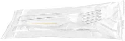 Набор одноразовых столовых приборов Паксервис Н-4 / 388656 - фото